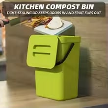 poubelle-cuisine-inox-compact-hermetique image 4