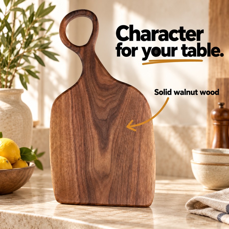 Character for your table. — Solid walnut wood