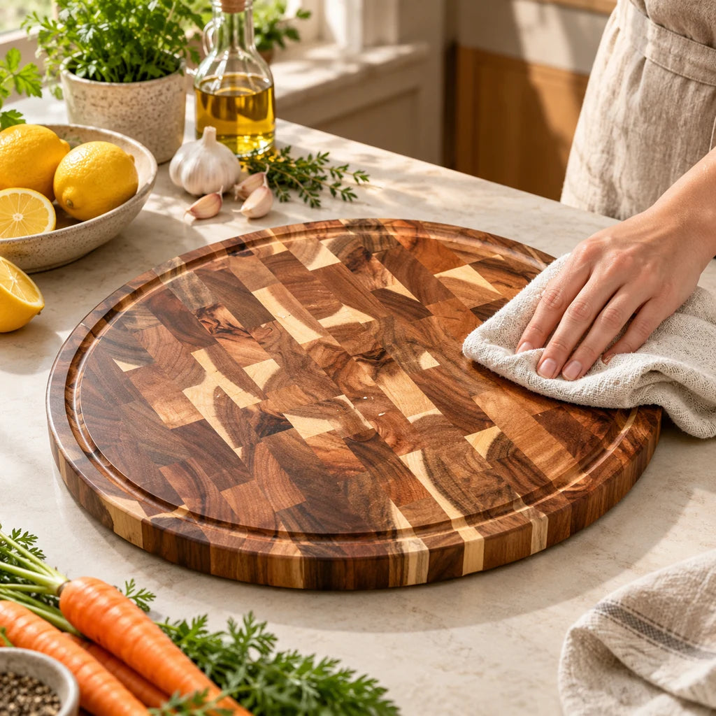 Xinzuo Round Acacia Cutting Board