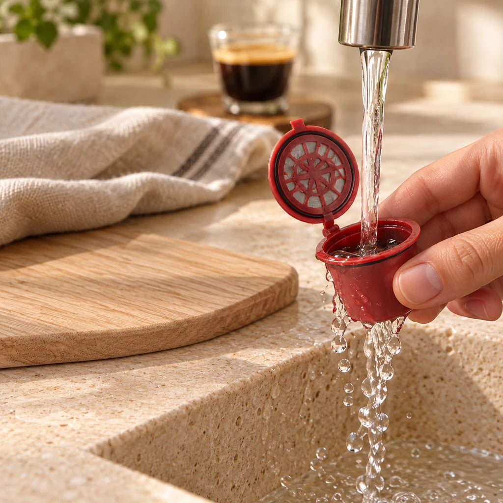 Reusable capsules for Nespresso