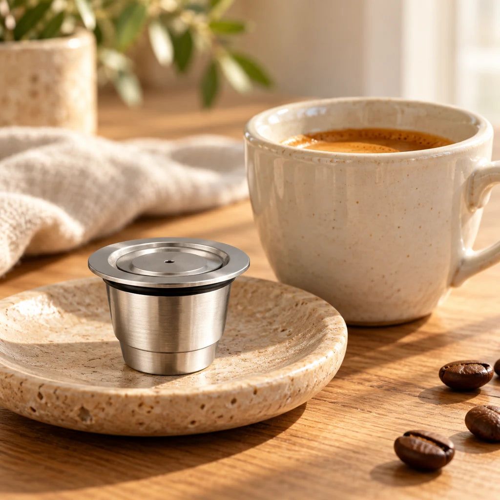 Reusable Nespresso Vertuo Coffee Capsule - Stainless Steel