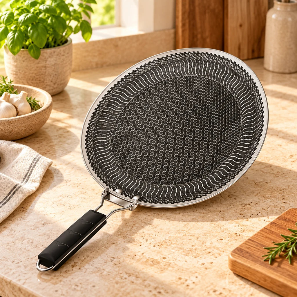 Korean Teppanyaki Stainless Steel Barbecue Plate