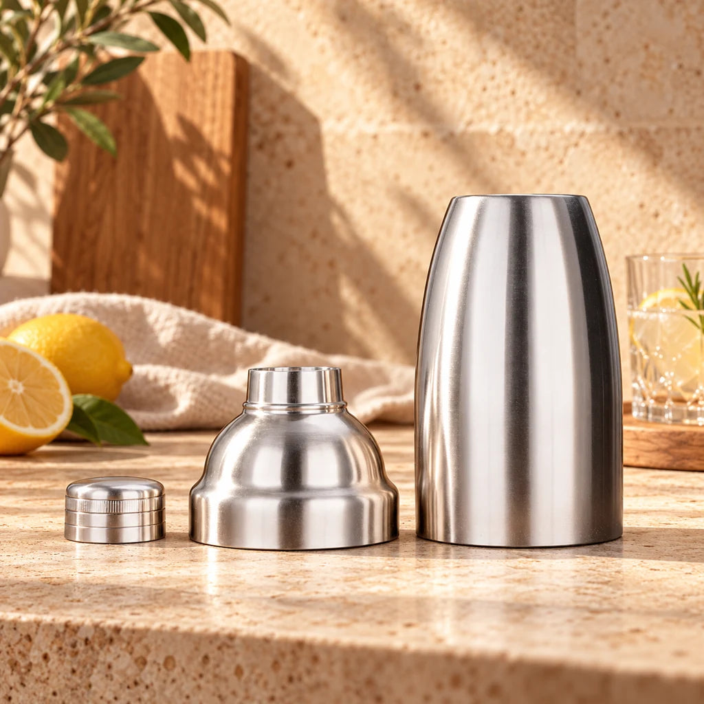 500ml cocktail shaker with built-in strainer