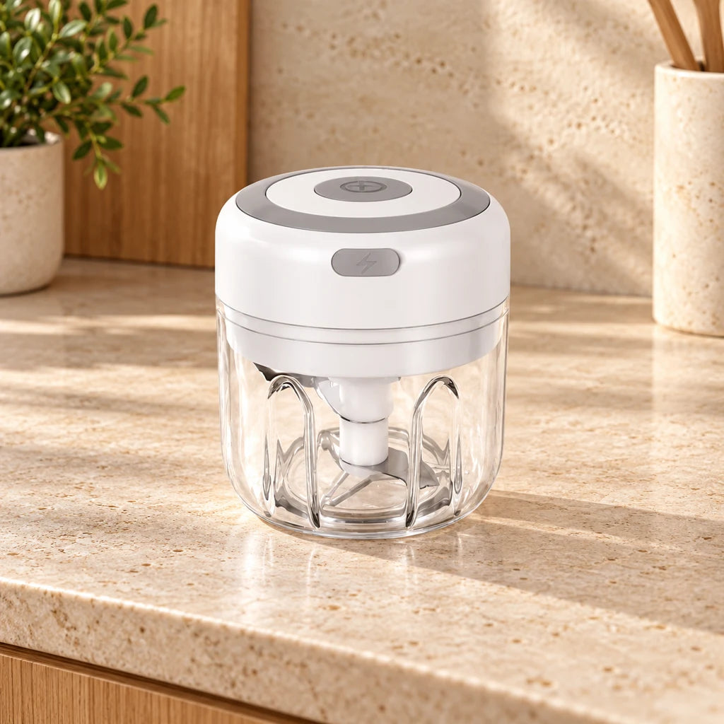 Electric Stainless Steel Garlic Press
