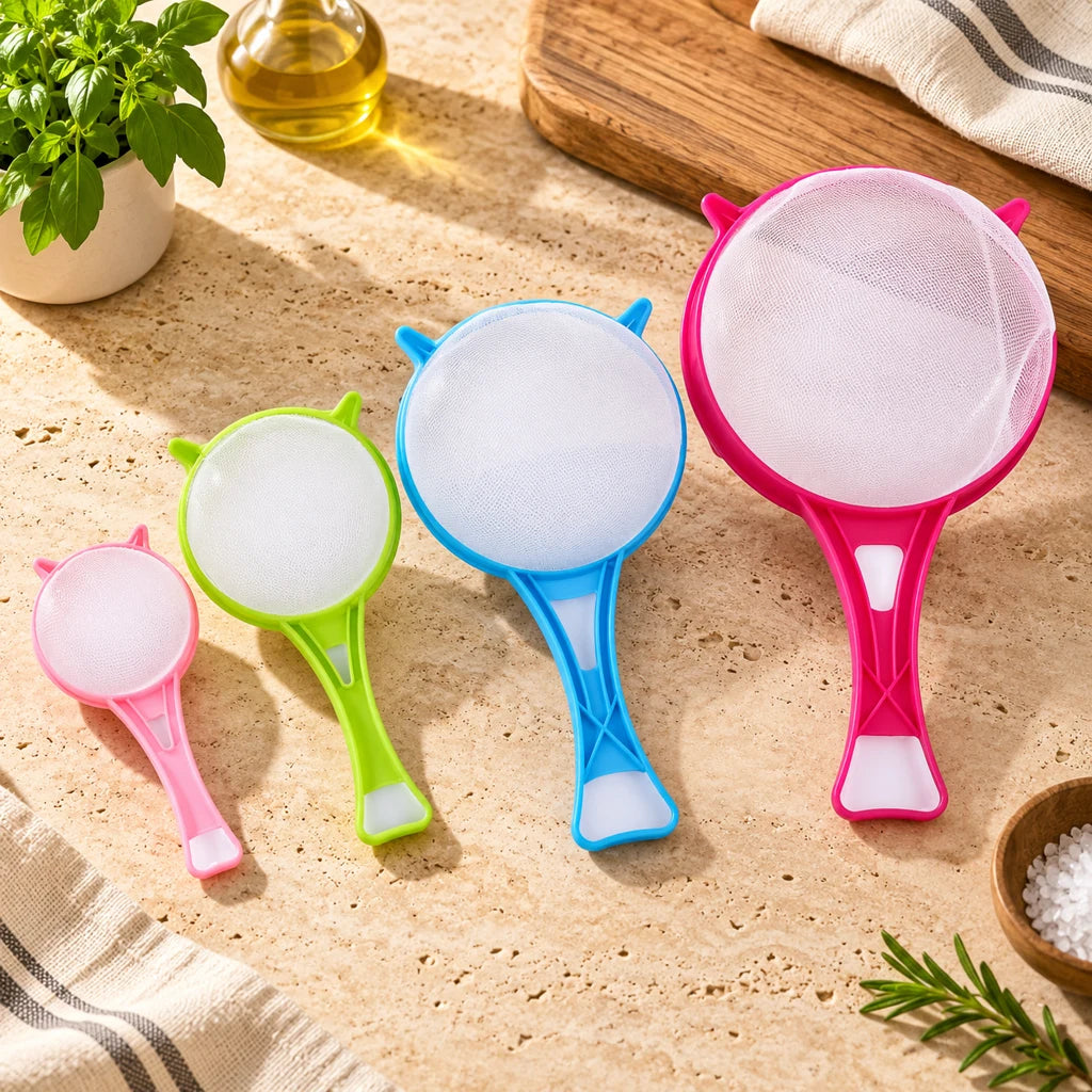 Fine plastic strainers ( set of 4)
