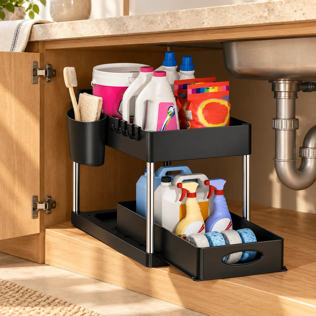 Sliding Kitchen Storage Drawers