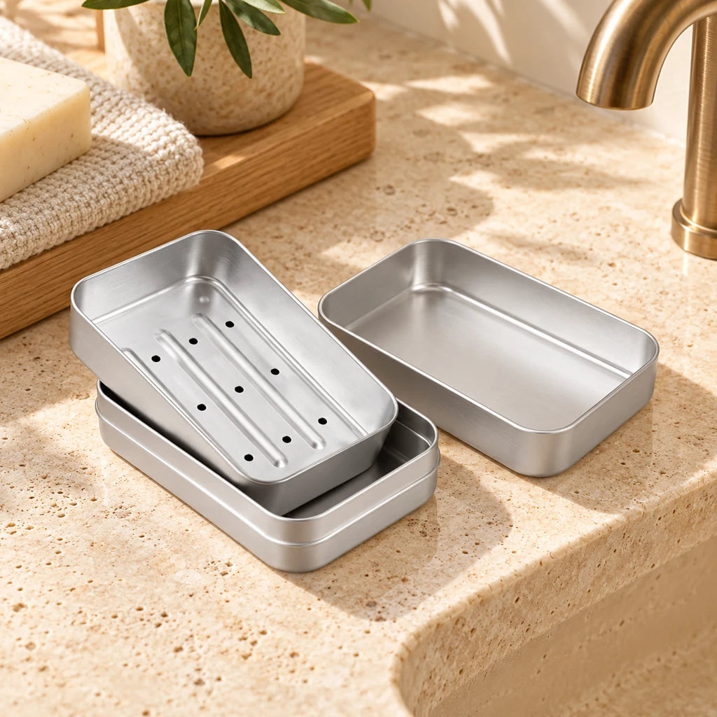 Travel Aluminum Leakproof Soap Dish