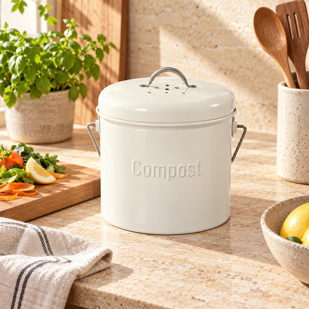 3L Stainless Steel Compost Bin