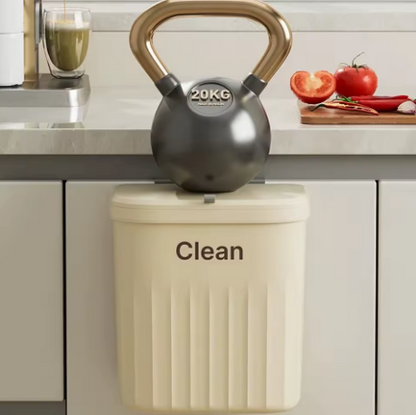 Poubelle compost pour cuisine  - Murale Inox Suspendue