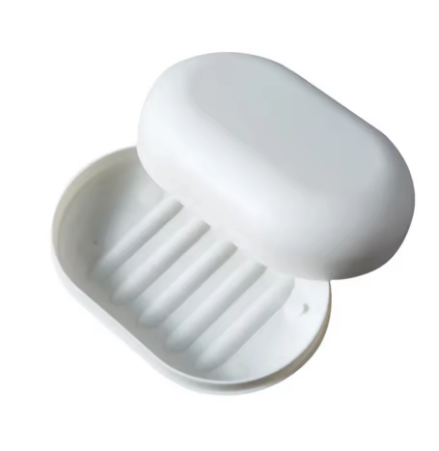 Boîte Savon Plastique Couvercle Portable