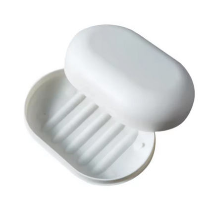 Boîte Savon Plastique Couvercle Portable