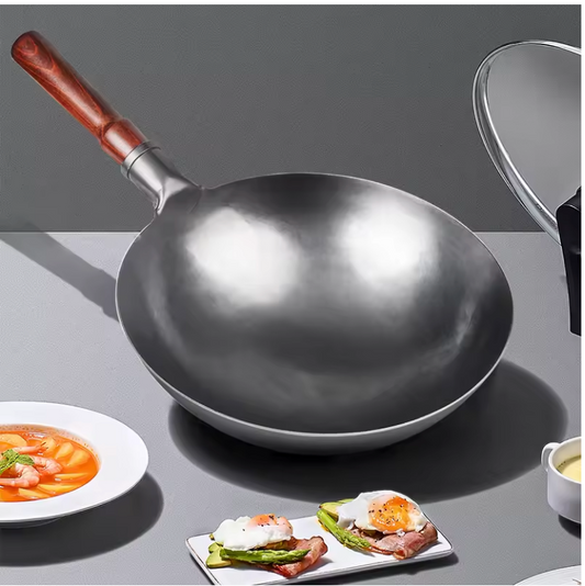 Wok manche en bois