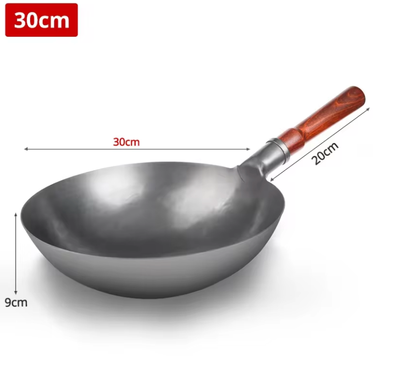 Wok manche en bois