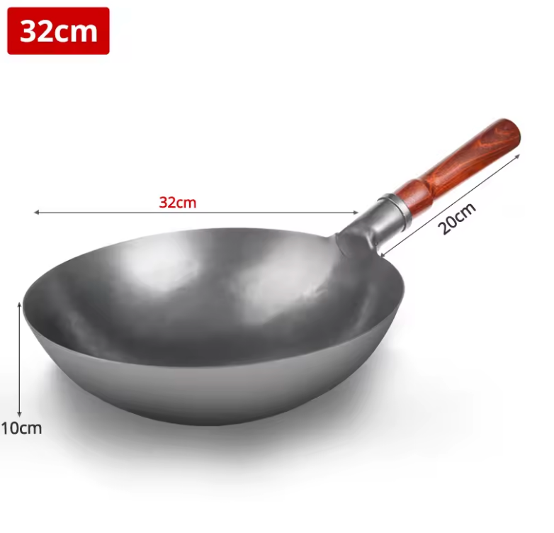 Wok manche en bois