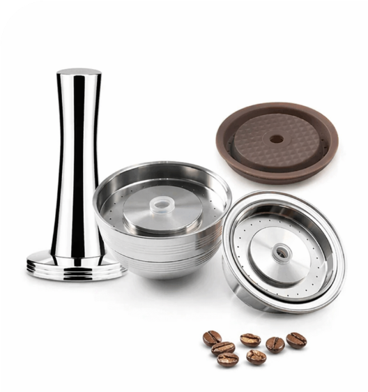 Capsule café acier inoxydable Vertuo