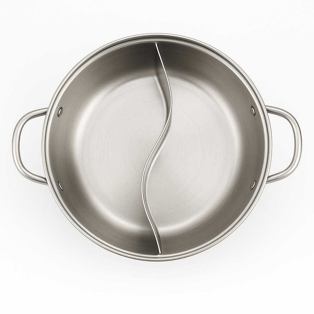 Casserole Familiale 36cm Casserole Inox 2 Compartiments - Marmite Divisée Pour Soupes & Fondues - Compatible Induction Et Gaz - Parfaite Pour Réunions Famille Plat De Service Inox Casserole Familiale 36cm Casserole Inox 2 Compartiments - Marmite Divisée Pour Soupes & Fondues - Compatible Induction Et Gaz - Parfaite Pour Réunions Famille Plat De Service Inox