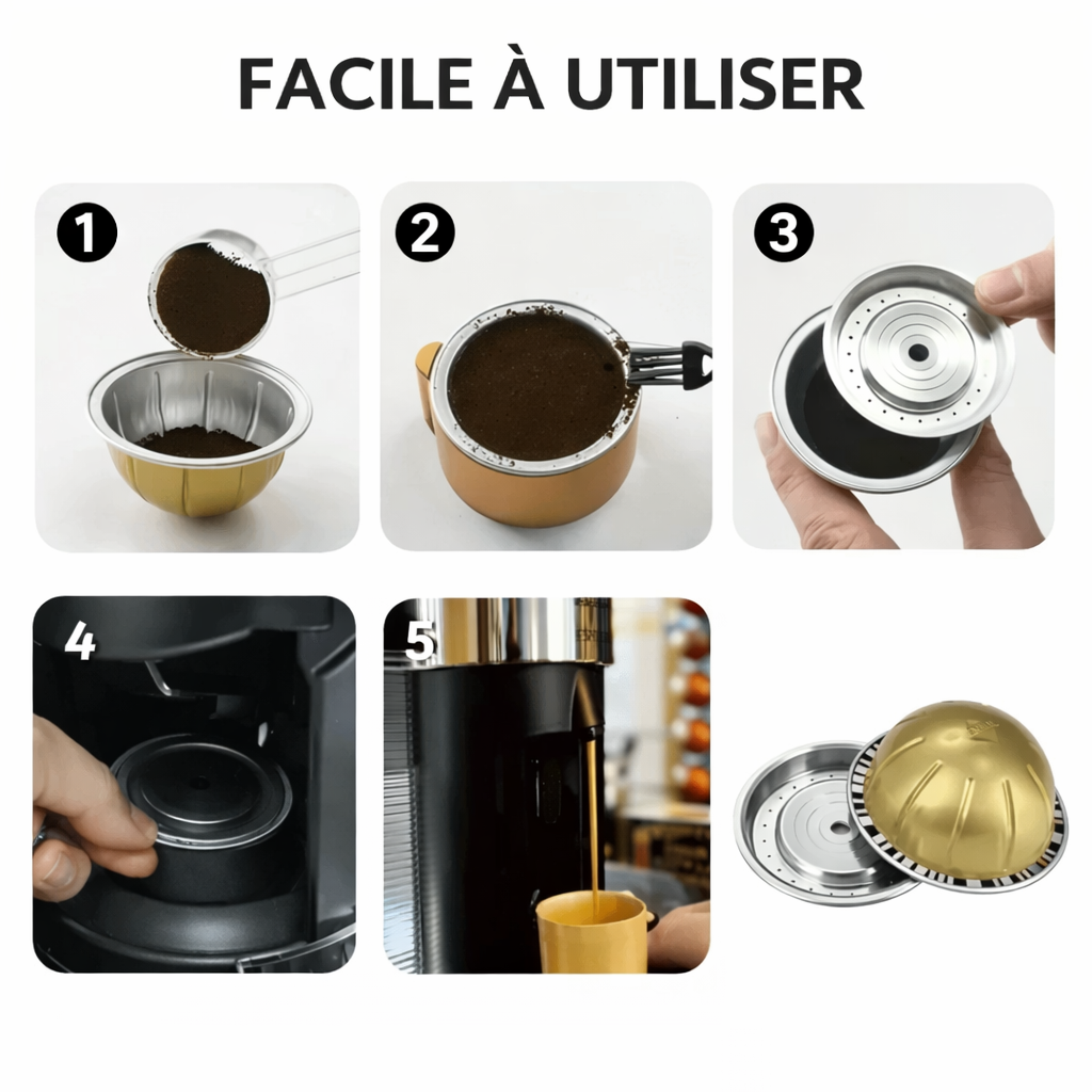 Dosette reutilisable nespresso vertuo 2