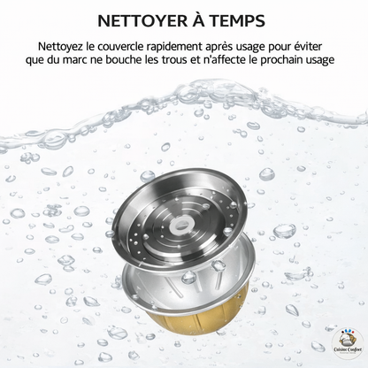 Dosette reutilisable nespresso vertuo 3