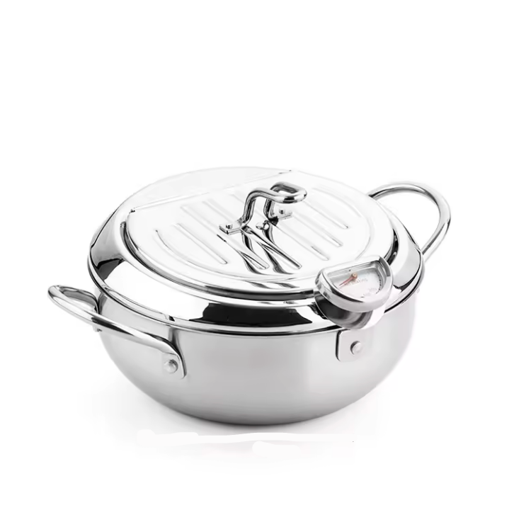 Friteuse Japonaise Tempura en Inox | Compatible Induction