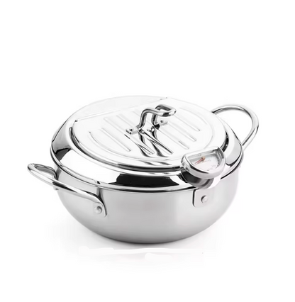 Friteuse Japonaise Tempura en Inox | Compatible Induction