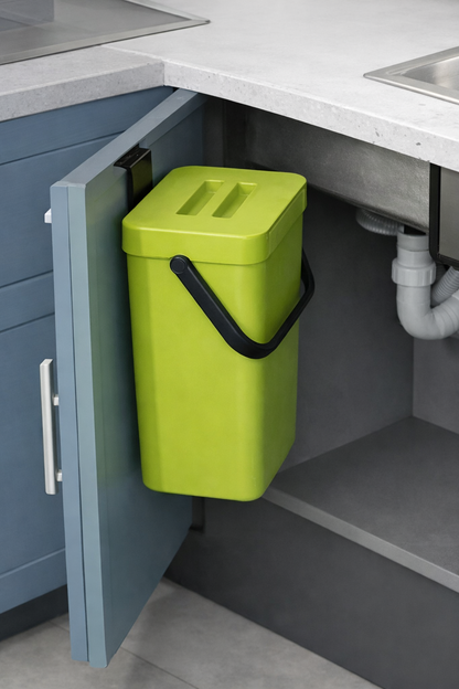 Poubelle Cuisine Inox Compact Hermétique