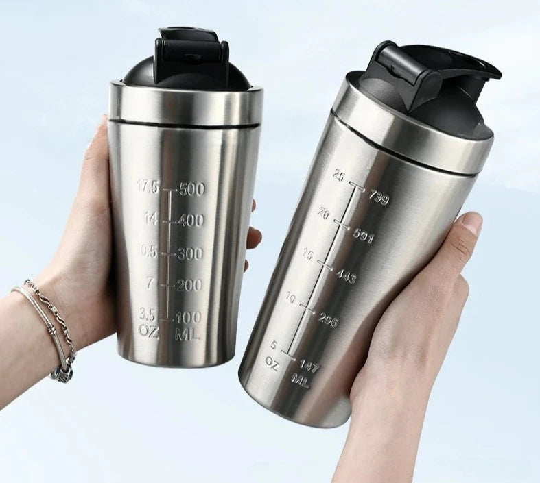 Shaker thermos