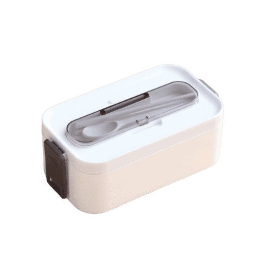 bento plastique compatible micro ondes 1 etage blanche