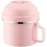 boite a lunch ronde 1300ml rose