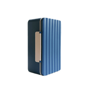 boite repas micro ondes plastique bleue