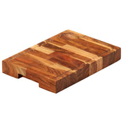 Planche à Découper en Acacia Massif avec Rainure à Jus