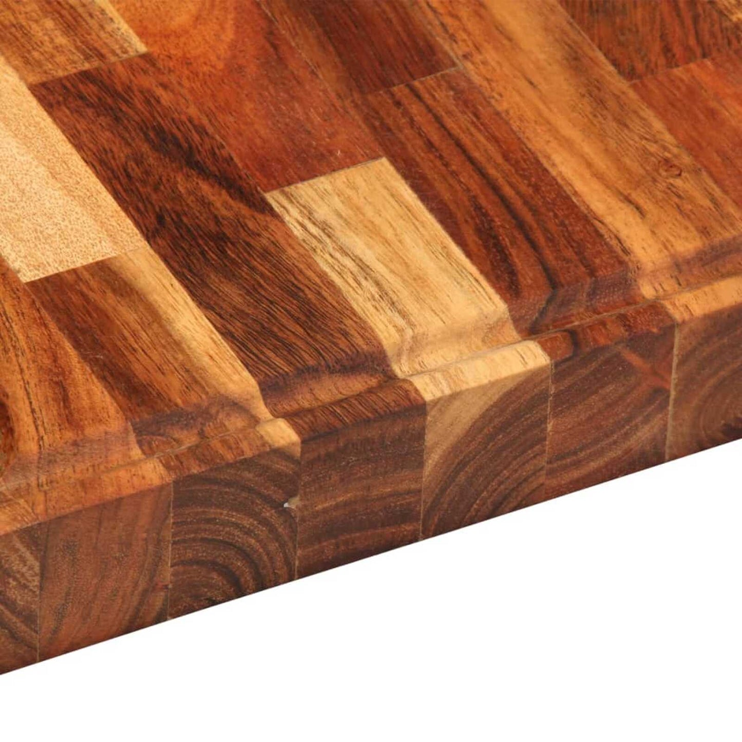 Planche à Découper en Acacia Massif avec Rainure à Jus