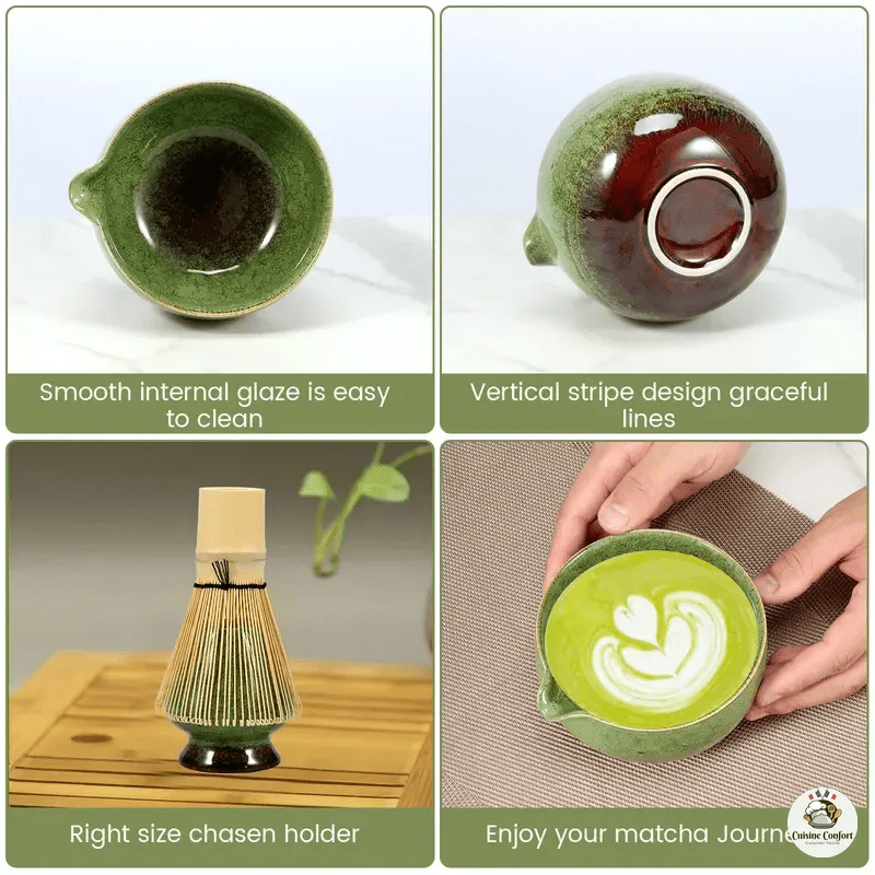 ensemble matcha traditionnel en bambou 4 pieces image 3