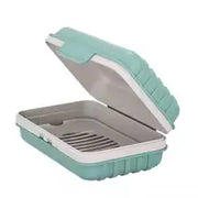 etui-plastique-bleu-couvercle-voyage image 1