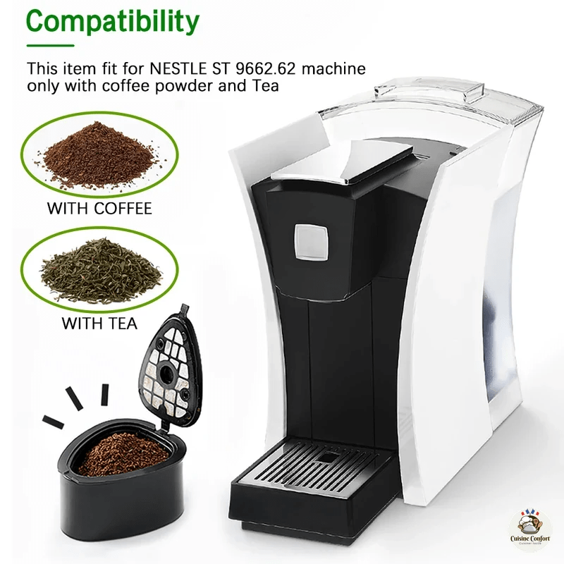 filtre a cafe reutilisable en acajou capsules the image 3