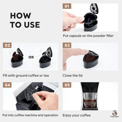 filtre a cafe reutilisable en acajou capsules the image 4