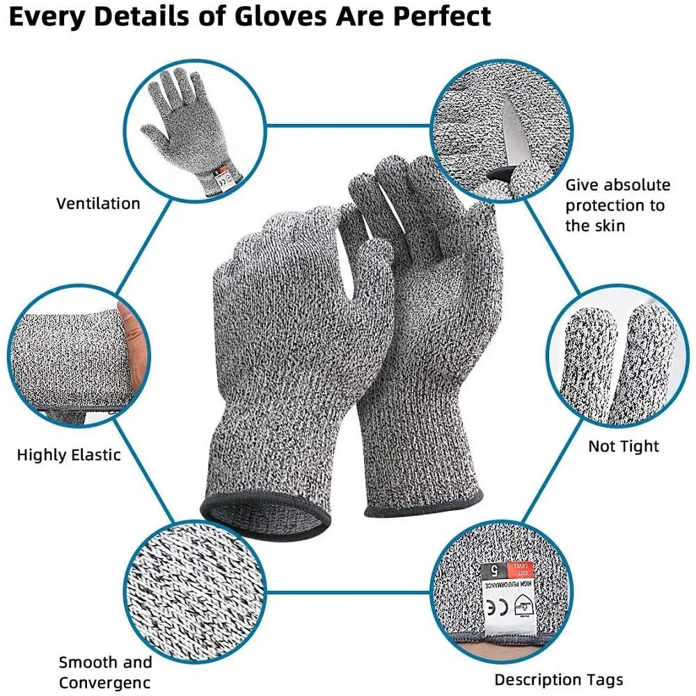 Gants anti-coupure cuisine niveau 5 - Cuisine Confort image 4