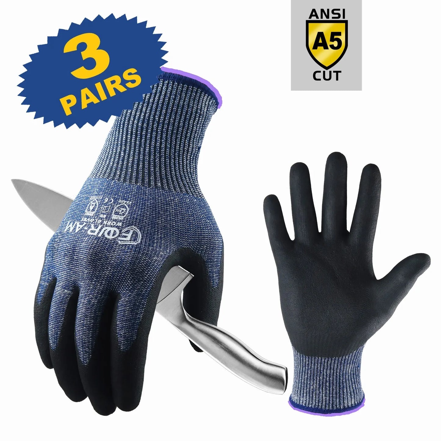Gants de cuisine anti-coupure niveau 3 - Cuisine Confort image 8