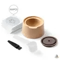 kit capsules cafe aluminium accessoires bois reutilisables image 10