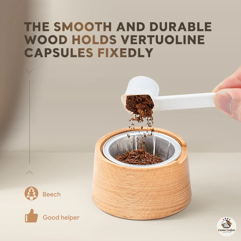 kit capsules cafe aluminium accessoires bois reutilisables image 2