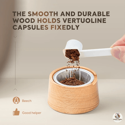 kit capsules cafe aluminium accessoires bois reutilisables image 2