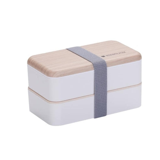 lunch box bento compartimentee multi etage style bois 1