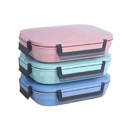 lunch box bento isotherme inox compartimentee bleue 2