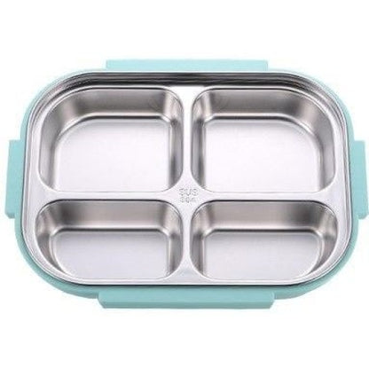 lunch box bento isotherme inox compartimentee verte 1