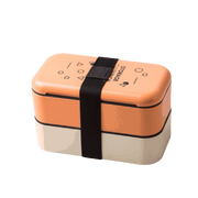 lunch box bento plastique isotherme multi etage orange 1