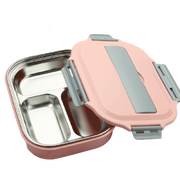 lunch box isotherme Inox compartimentee rose 1