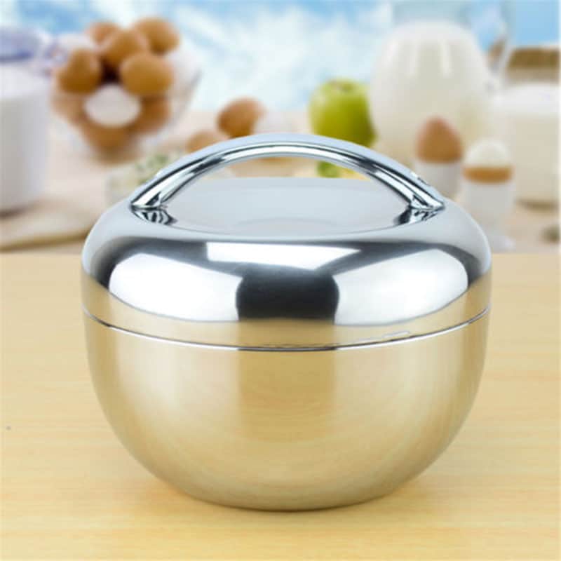 lunch box ronde inox 0.8l 1l 1.3l avec poignee 4