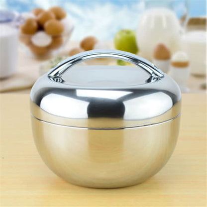 lunch box ronde inox 0.8l 1l 1.3l avec poignee 4