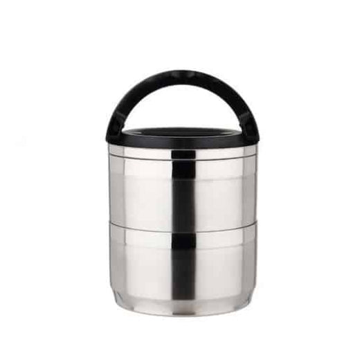 lunch box waterproof isotherme inox 2 etages avec sac 1