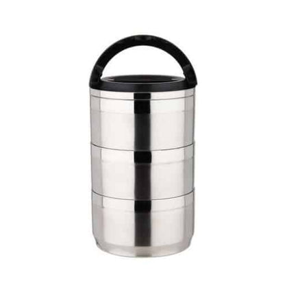 lunch box waterproof isotherme inox 3 etages avec sac 1