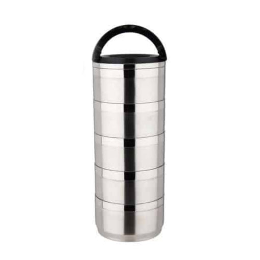 lunch box waterproof isotherme inox 5 etages avec sac 1